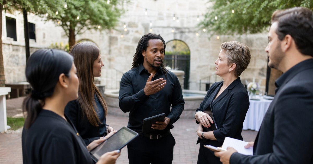 How do you coordinate a run of show across many vendors who have never worked together before?